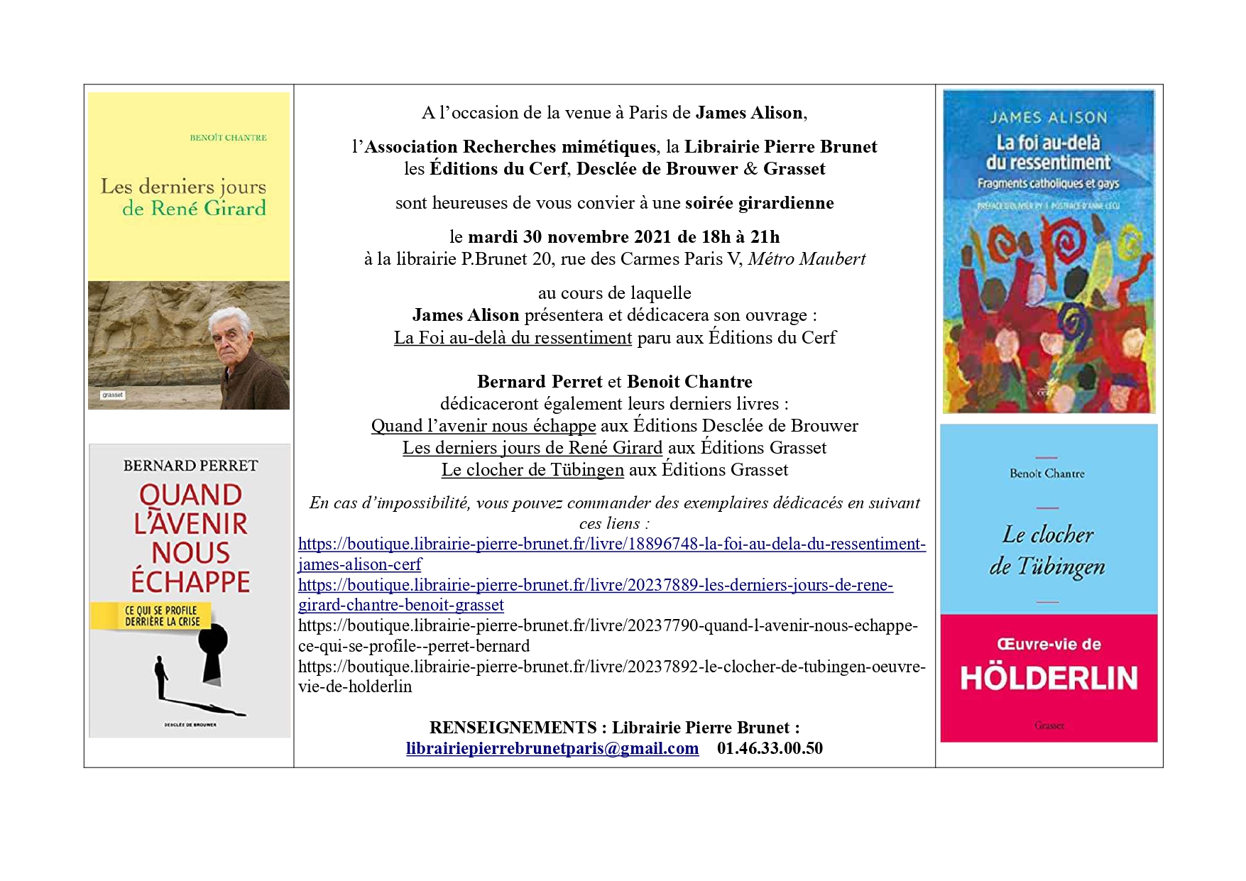 DEDICACE JAMES ALISON