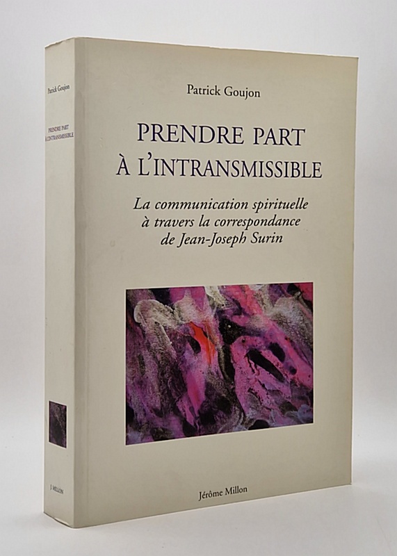 Prendre part à l'intransmissible Prendre part à l'intransmissible. - Librairie christianisme Pierre
