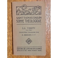 Somme théologique. La vertu I. BR30981