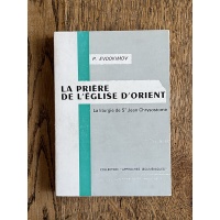 La Prière de l'Église d'Orient. BR665